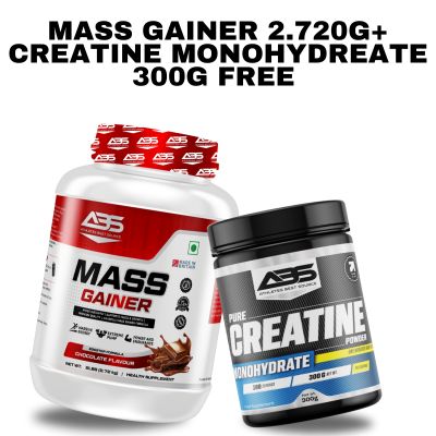 MASS GAINER 2.720G+ CREATINE MONOHYDREATE 300G FREE